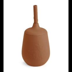 Adita Silicone Cup With Straw VARIOUS COLOURS