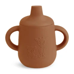 Aiko Silicone Cup With Sippy Lid VARIOUS COLOURS