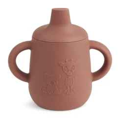 Aiko Silicone Cup With Sippy Lid VARIOUS COLOURS