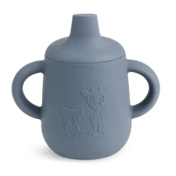 Aiko Silicone Cup With Sippy Lid VARIOUS COLOURS