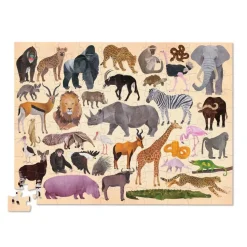 36 Animal Puzzle 100 pc - Wild Animals