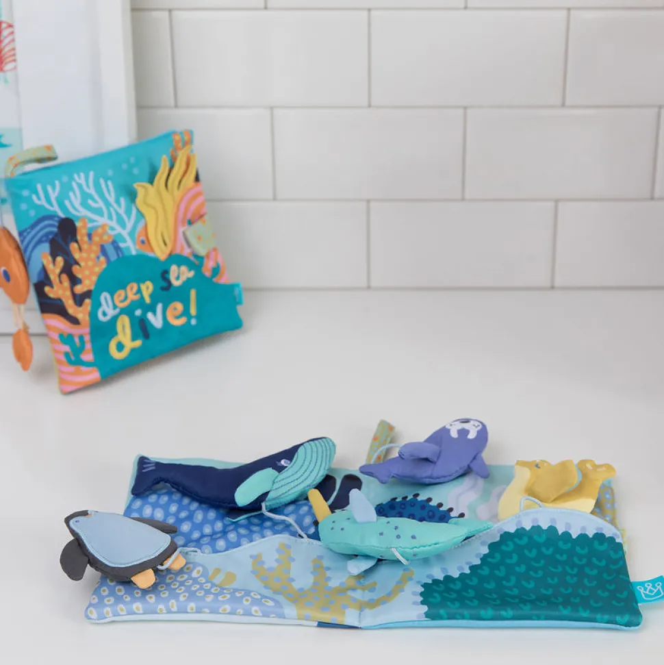 Arctic Adventure Fabric Washable Bath Book
