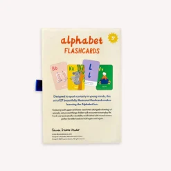 A-Z Illustrated Alphabet Flashcards
