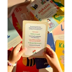 A-Z Illustrated Alphabet Flashcards