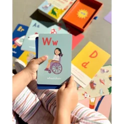 A-Z Illustrated Alphabet Flashcards