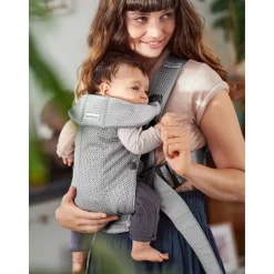 Baby Carrier Mini 3D Mesh - Light Grey