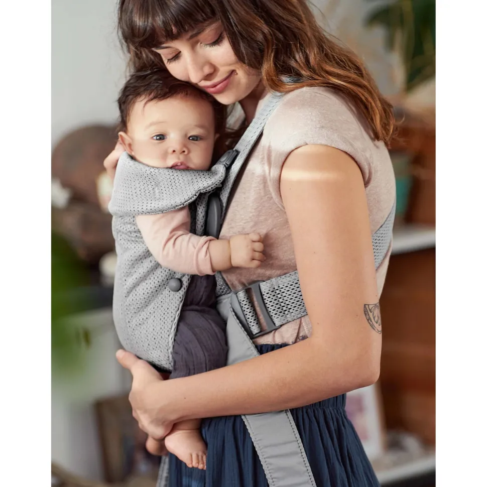 Baby Carrier Mini 3D Mesh - Light Grey