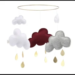 Baby Cloud Mobile - Cherry