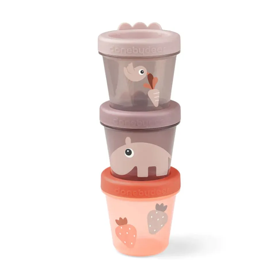Baby Food Container 3-pack VARIOUS COLOURS