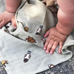 Barri Muslin Swaddle VARIOUS COLOURS