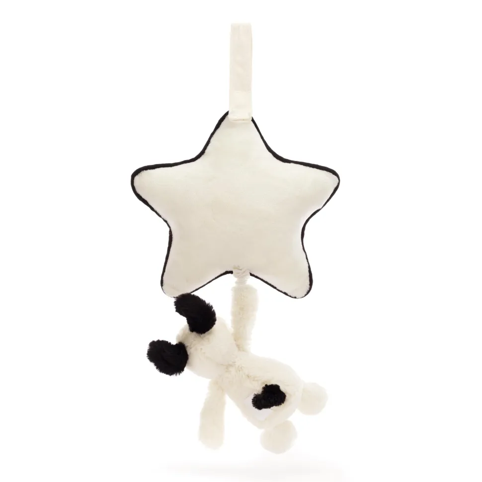 Bashful Black & Cream Puppy Music Pull