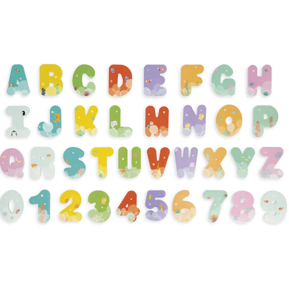 Bath Time Letters and Numbers