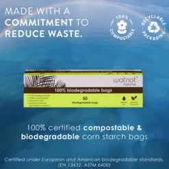 Biodegradable Bags x 50pk