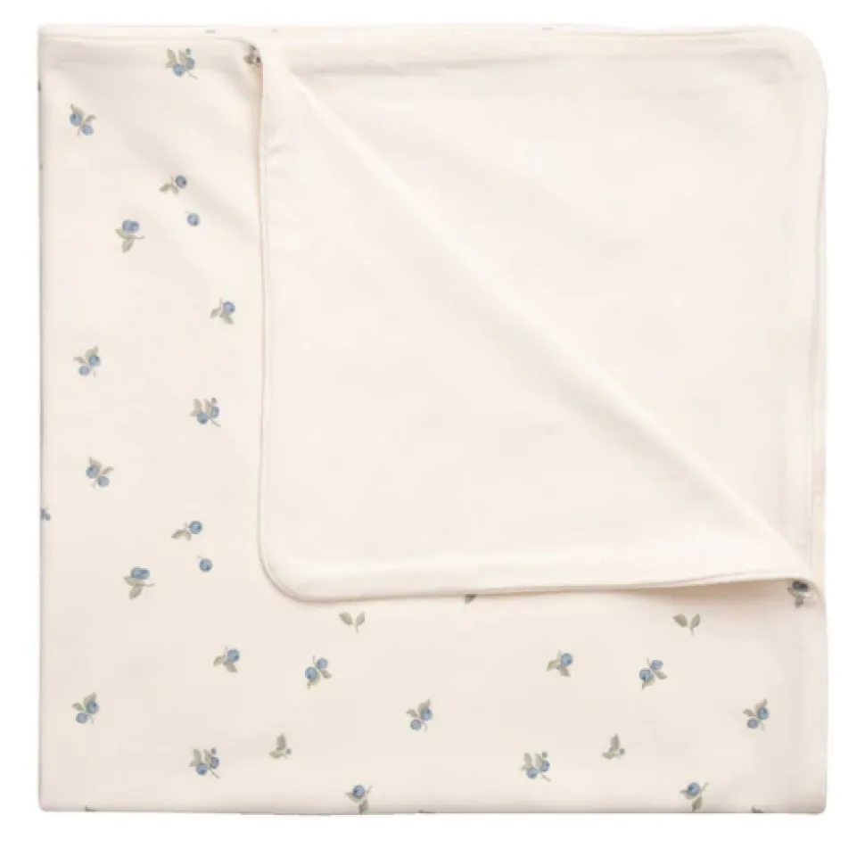 Blueberry Jersey Baby Blanket