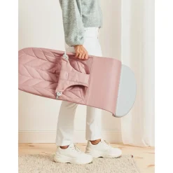 Bouncer Bliss Cotton Petal Quilt - Dusty Pink