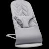 Bouncer Bliss Woven Petal Quilt - Light Grey