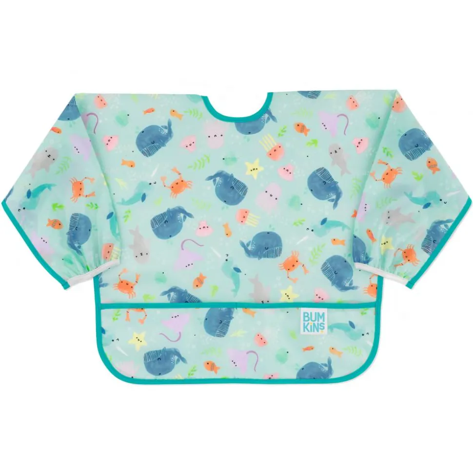 Bumkins Waterproof Sleeved Bib VARIOUS STYLES