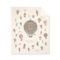 Cashmere Blanket - Hot Air Balloon