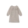 Checks Cobalt Muslin Dress