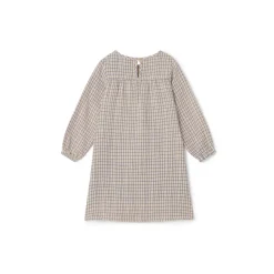 Checks Cobalt Muslin Dress