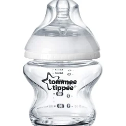 Closer to Nature Glass Bottle with Medium Flow Teat VARIOUS SIZES