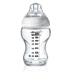 Closer to Nature Glass Bottle with Medium Flow Teat VARIOUS SIZES