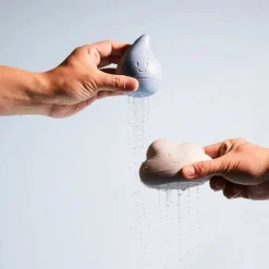 Cloud and Droplet Bath Toys - Cloudy Blue