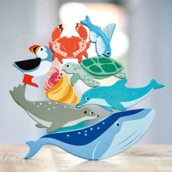 Coastal Animals Display Shelf Set