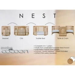 COCOON Nest 4 in 1 + Mattress Set
