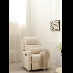 COCOON Rio Recliner Glider Chair In Boucle