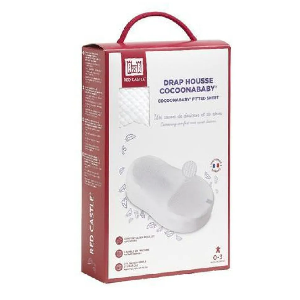 Cocoonababy Nest Fitted Sheet - White