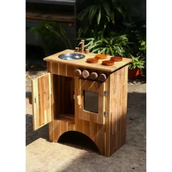 Combo Wooden Stove and Sink