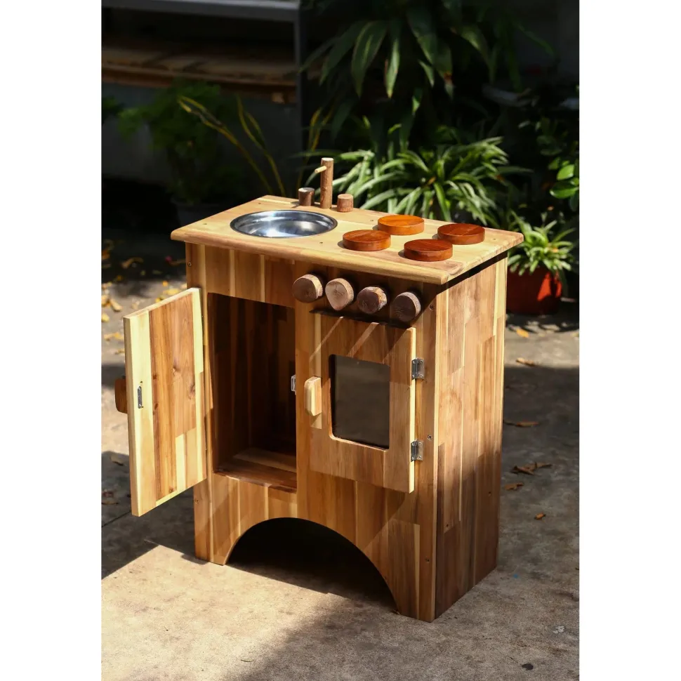 Combo Wooden Stove and Sink