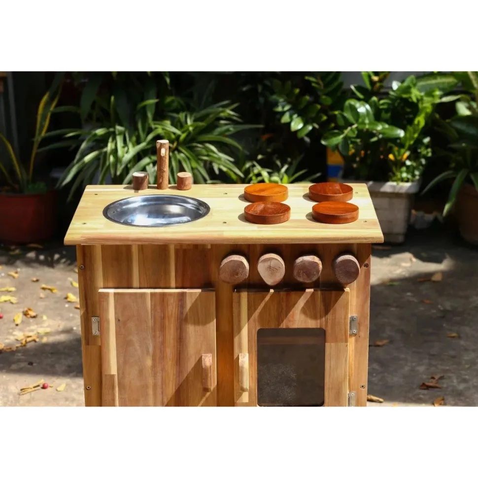 Combo Wooden Stove and Sink