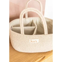 Cotton Rope Nappy Caddy Organiser