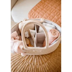 Cotton Rope Nappy Caddy Organiser