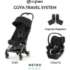 Coya Travel Pram + Cloud Q Capsule and Adaptors
