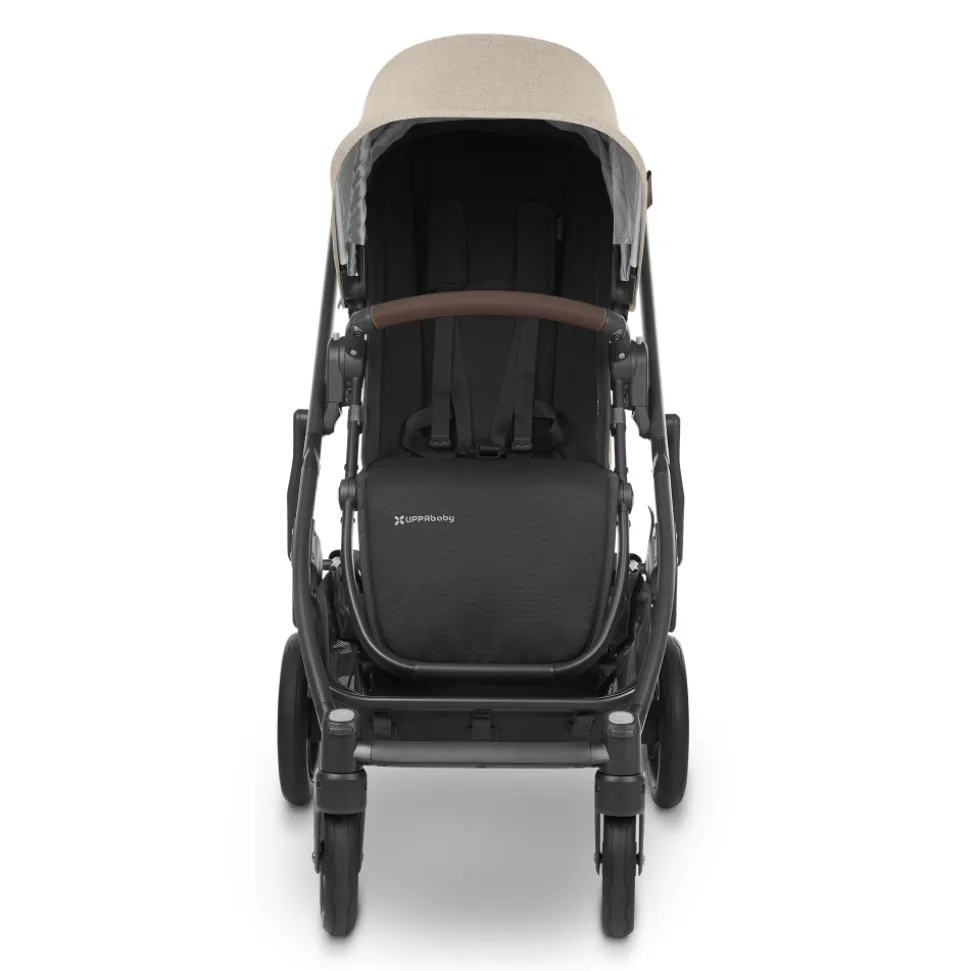 CRUZ V2 + FREE SNUG SEAT + CUP HOLDER - Liam (Oat Melange/carbon/chestnut leather) PRE ORDER APRIL