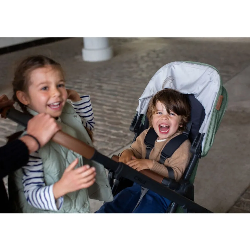 CRUZ V2 + FREE SNUG SEAT + CUP HOLDER - Gwen (Green Melange)