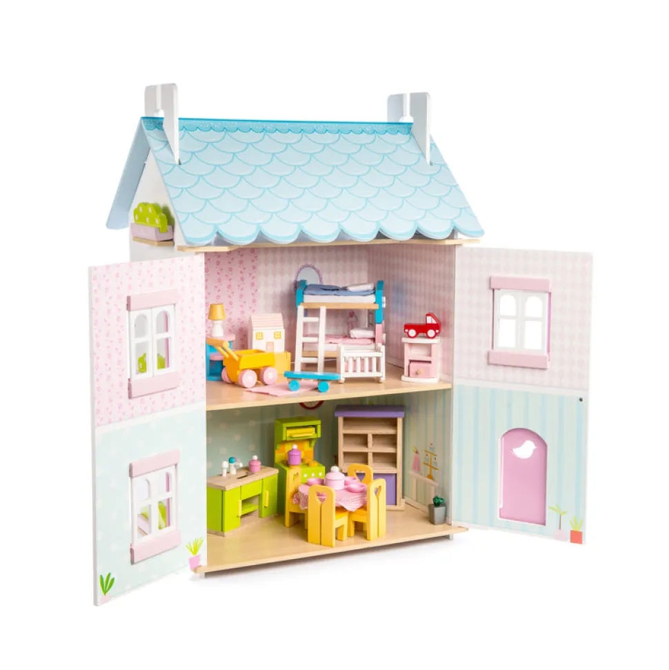Daisylane Blue Bird Cottage with Furniture
