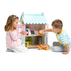 Daisylane Blue Bird Cottage with Furniture