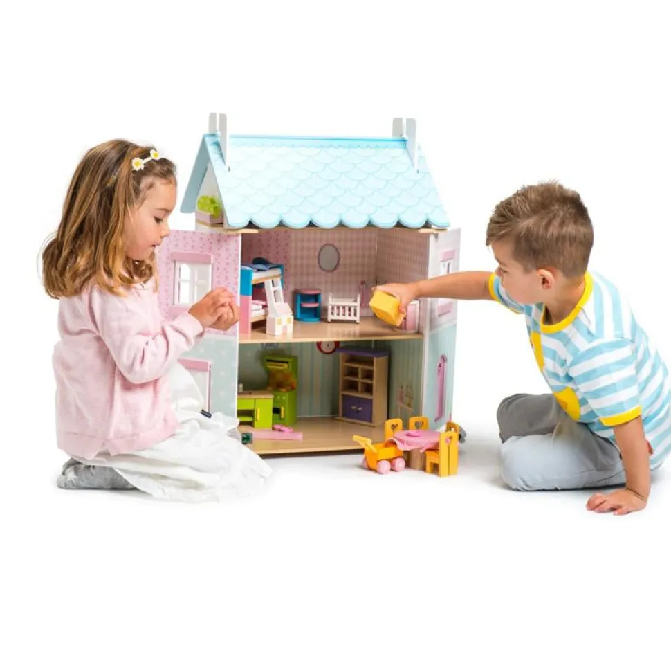 Daisylane Blue Bird Cottage with Furniture