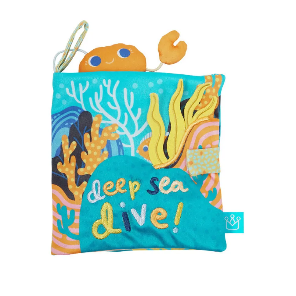Deep Sea Dive Fabric Washable Bath Book