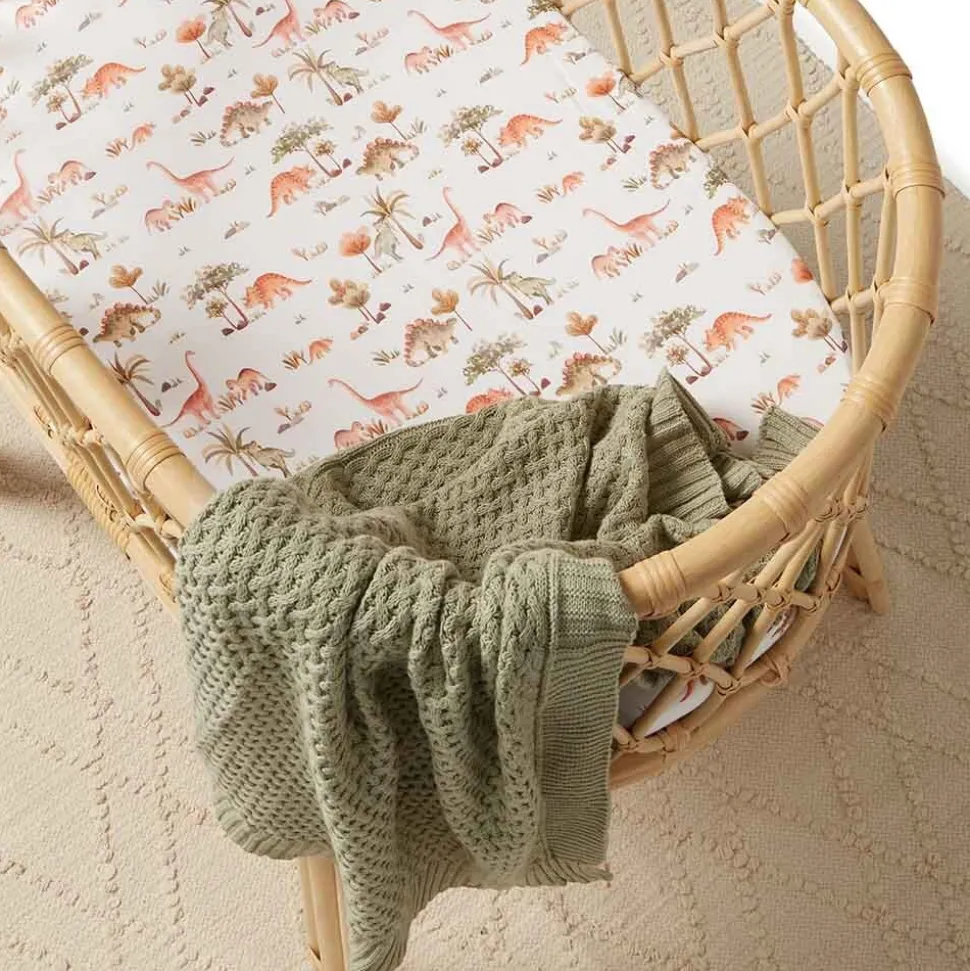 Diamond Knit Organic Baby Blanket - Dewkist