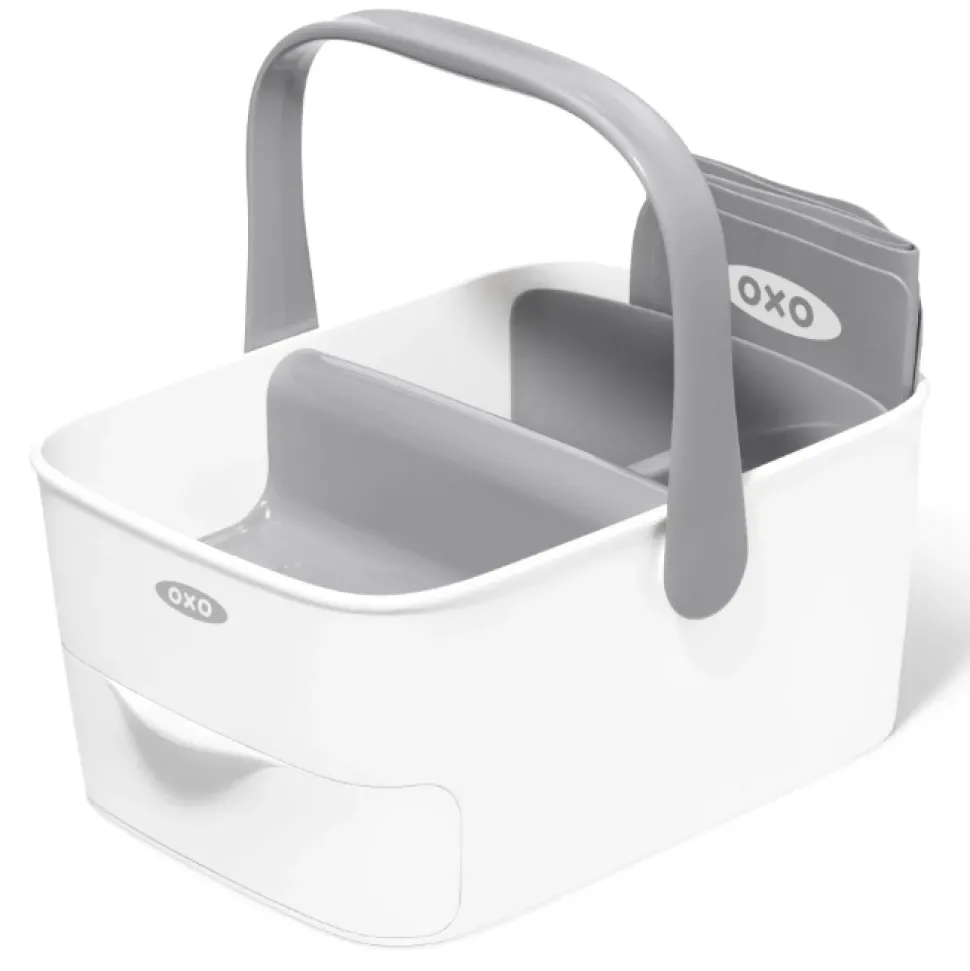 Diaper Caddy with Changing Mat