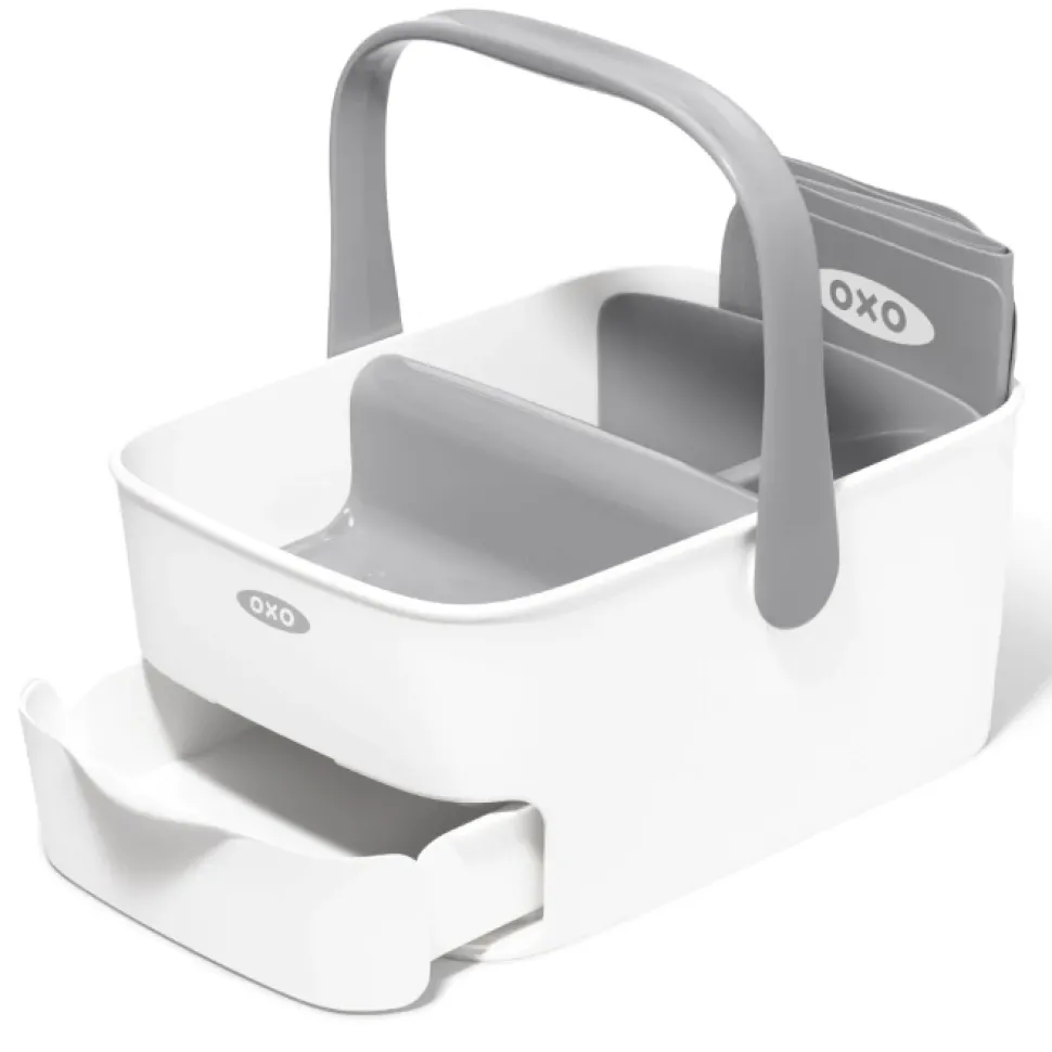 Diaper Caddy with Changing Mat