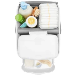Diaper Caddy with Changing Mat
