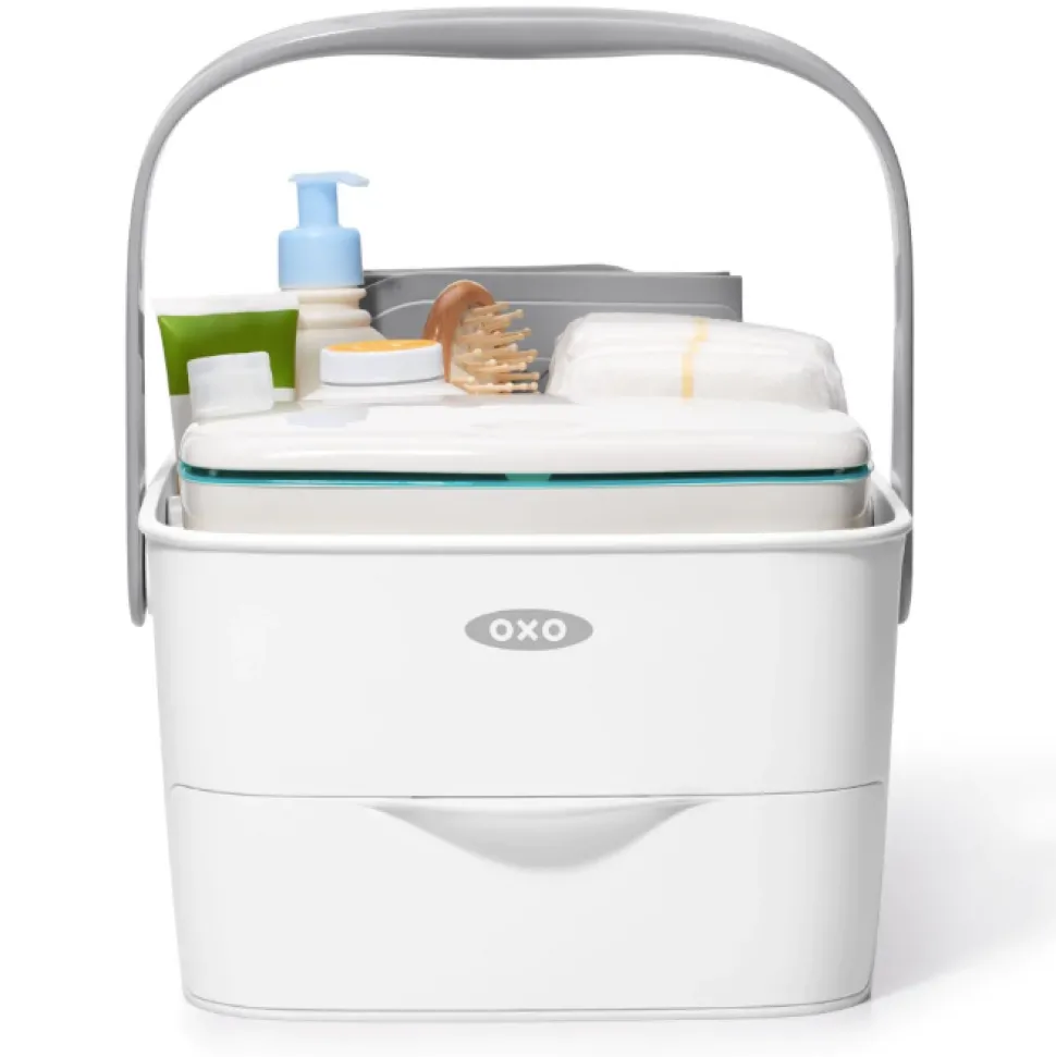 Diaper Caddy with Changing Mat