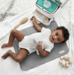 Diaper Caddy with Changing Mat