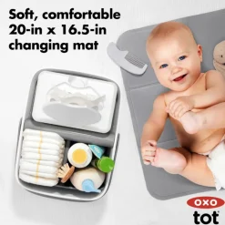 Diaper Caddy with Changing Mat